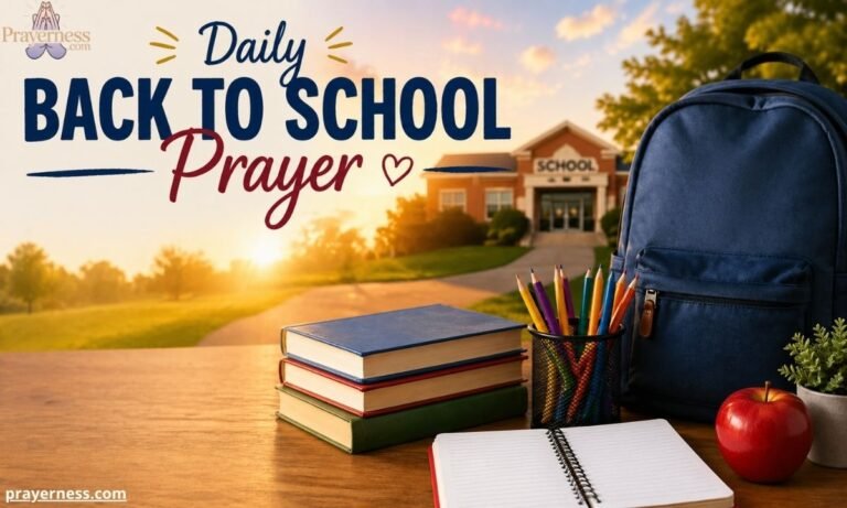 Daily Back to School Prayer Routine for a Positive School Year