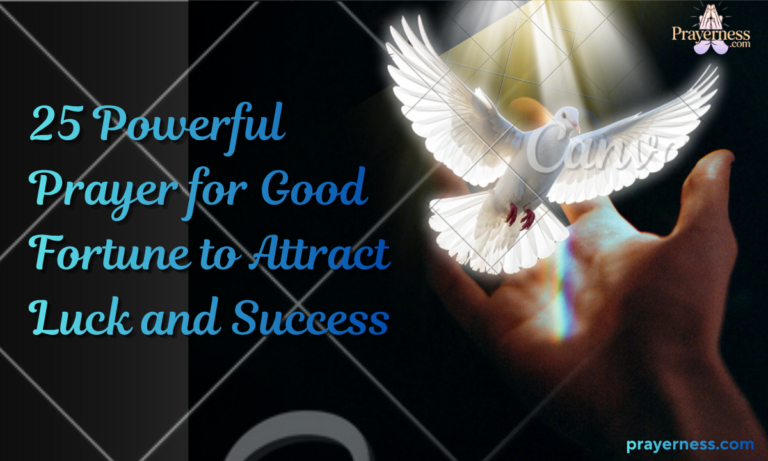 Prayer for Good Fortune to Attract Luck and Success