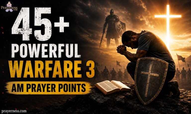 45+ Powerful Warfare 3 AM Prayer Points