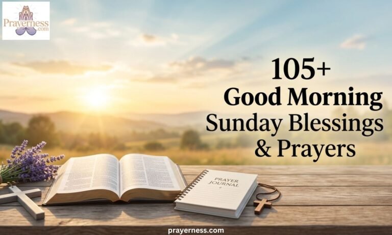 105+ Good Morning Sunday Blessings & Prayers