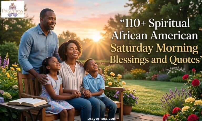 110+ Spiritual African American Saturday Morning Blessings and Quotes