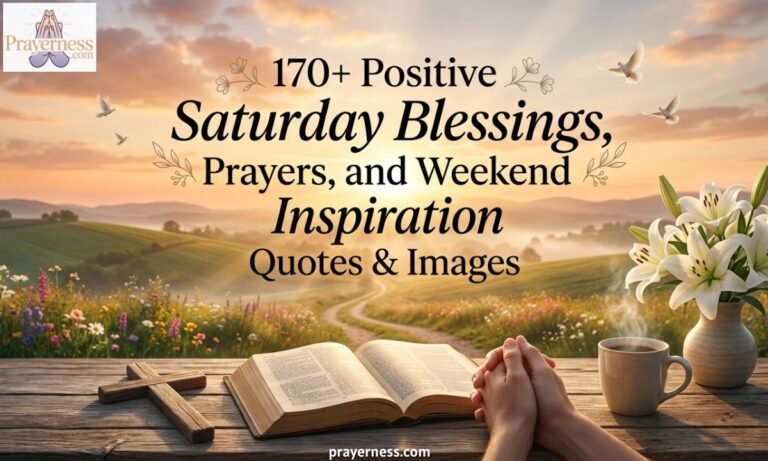170+ Positive Saturday Blessings, Prayers, and Weekend Inspiration Quotes & images