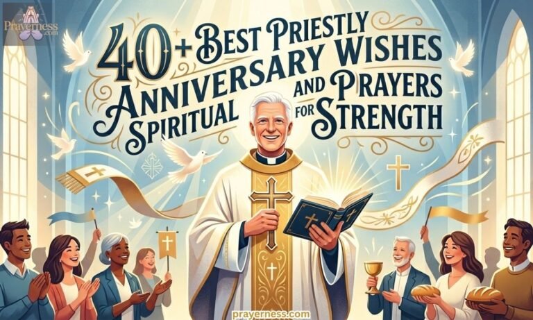40+ Best Priestly Anniversary Wishes and Prayers for Spiritual Strength