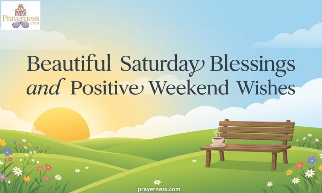 Beautiful Saturday Blessings and Positive Weekend Wishes