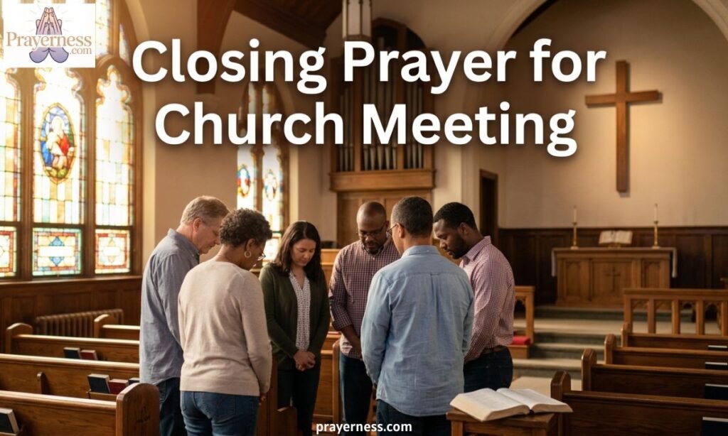 Closing Prayer for Church Meeting