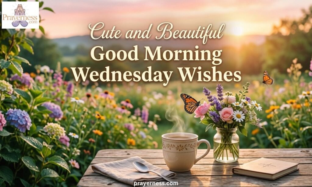 Cute and Beautiful Good Morning Wednesday Wishes