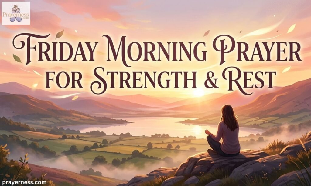 Friday Morning Prayer for Strength and Rest