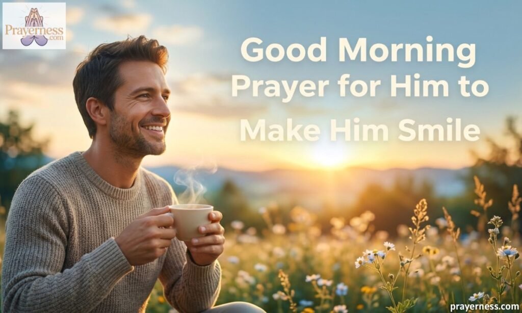 Good Morning Prayer for Him to Make Him Smile
