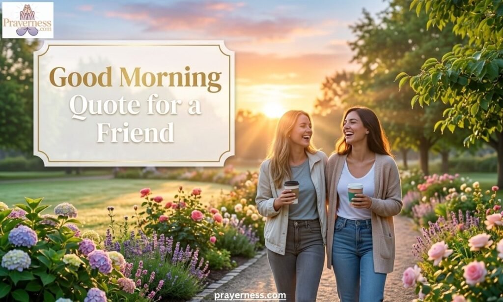 Good Morning Quote for a Friend