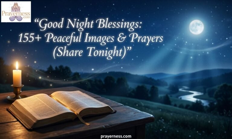 Good Night Blessings 155+ Peaceful Images & Prayers (Share Tonight) (1)