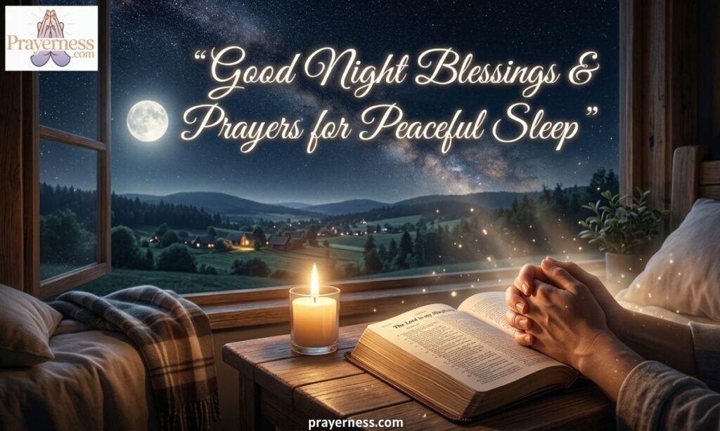 Good Night Blessings & Prayers for Peaceful Sleep