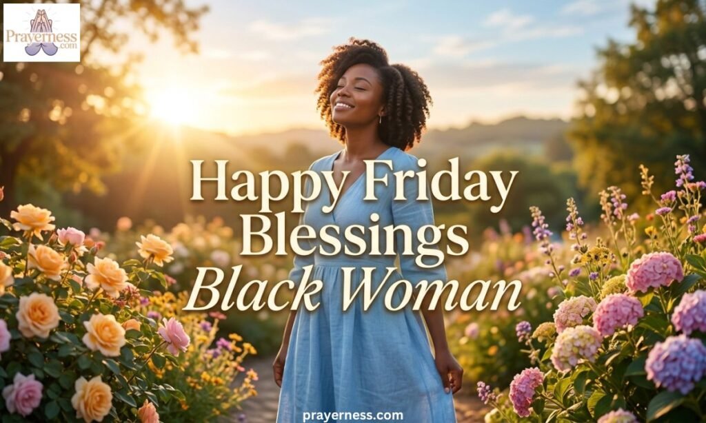 Happy Friday Blessings Black Woman