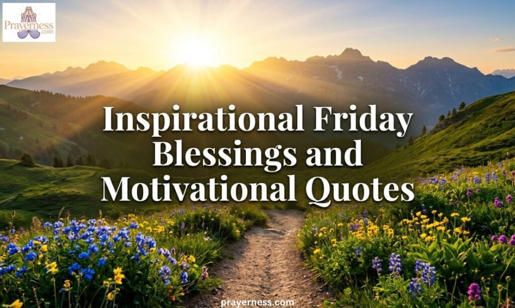 Inspirational Friday Blessings and Motivational Quotes