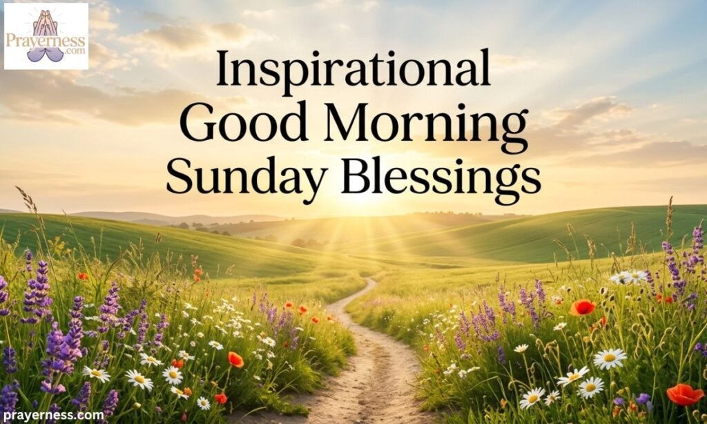 Inspirational Good Morning Sunday Blessings