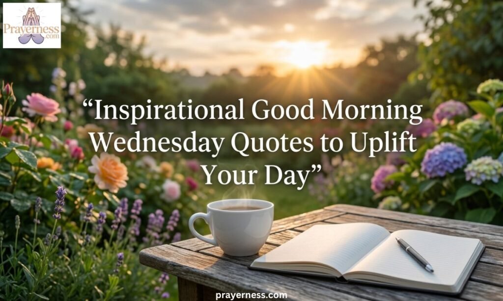 Inspirational Good Morning Wednesday Quotes to Uplift Your Day