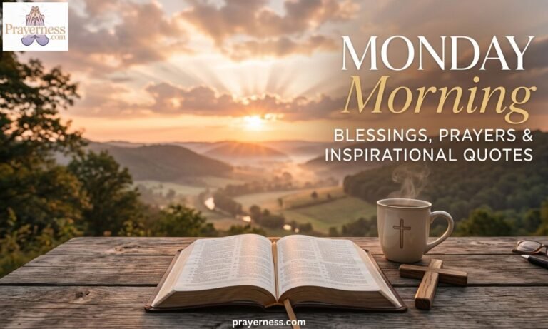Monday Morning Blessings, Prayers & Inspirational Quotes