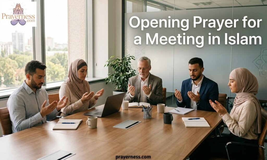 Opening Prayer for a Meeting in Islam