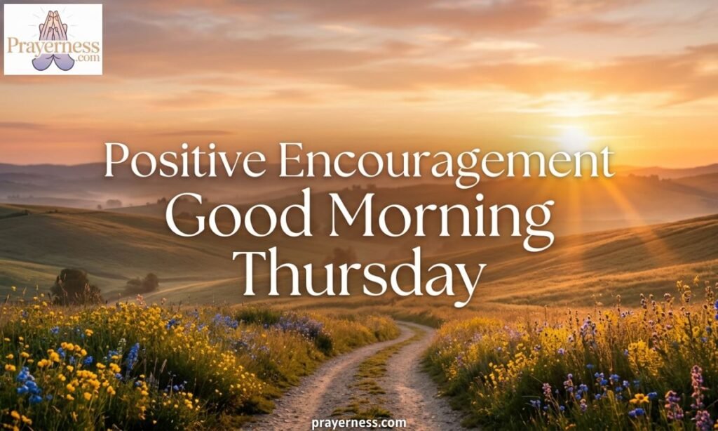 Positive Encouragement Good Morning Thursday