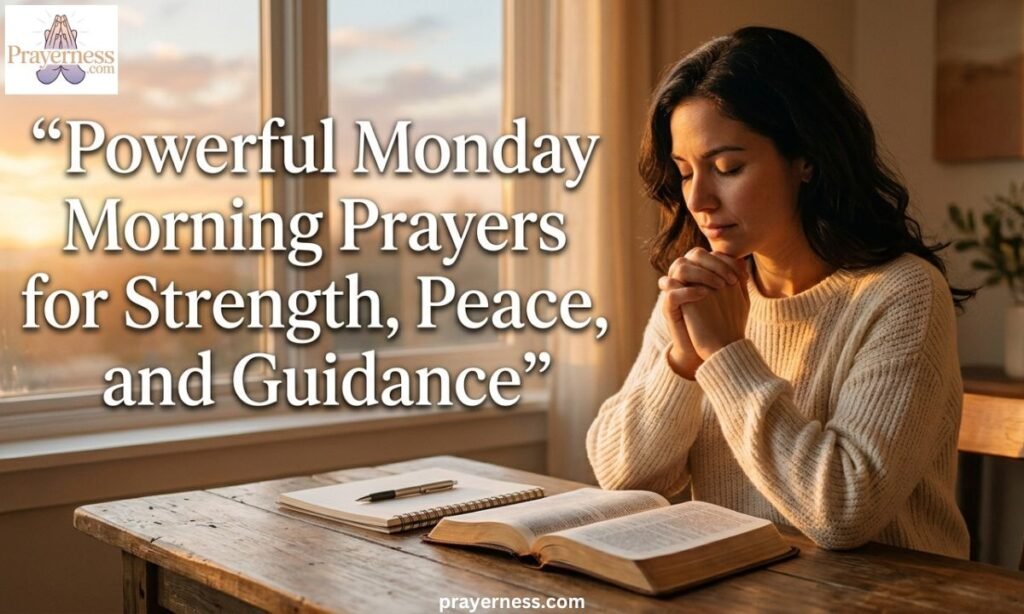 Powerful Monday Morning Prayers for Strength, Peace, and Guidance