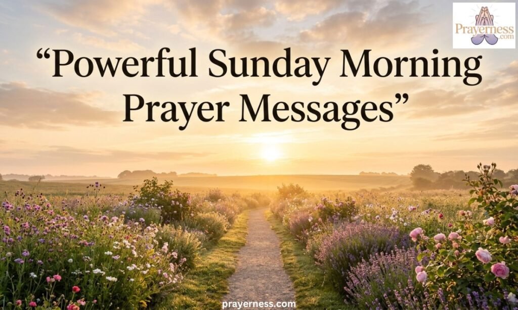 Powerful Sunday Morning Prayer Messages