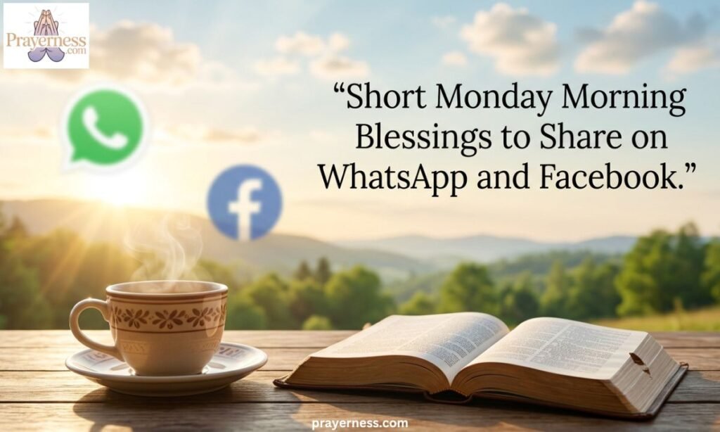 Short Monday Morning Blessings to Share on WhatsApp and Facebook