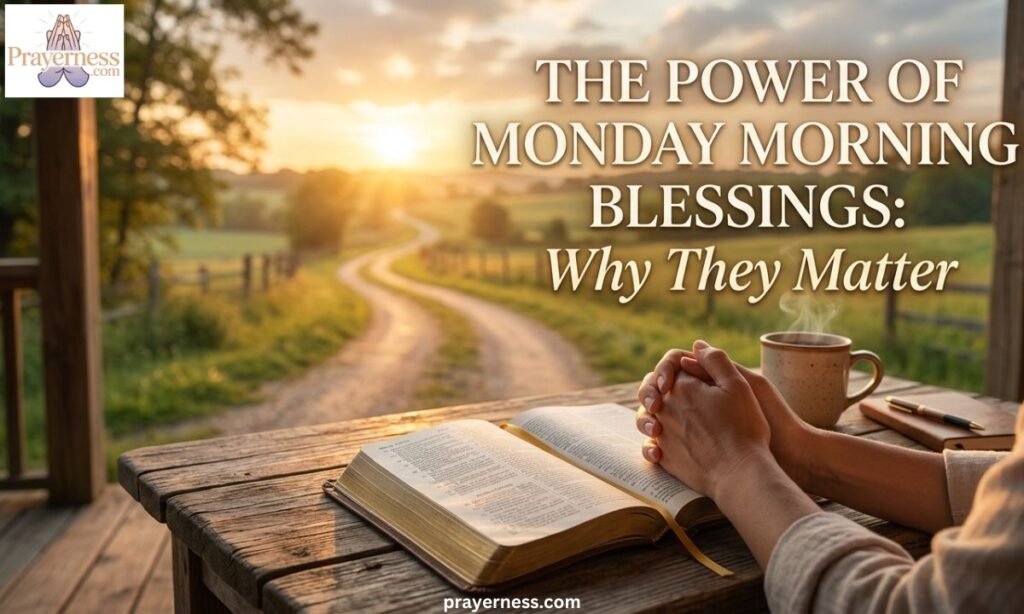 The Power of Monday Morning Blessings Why They Matter