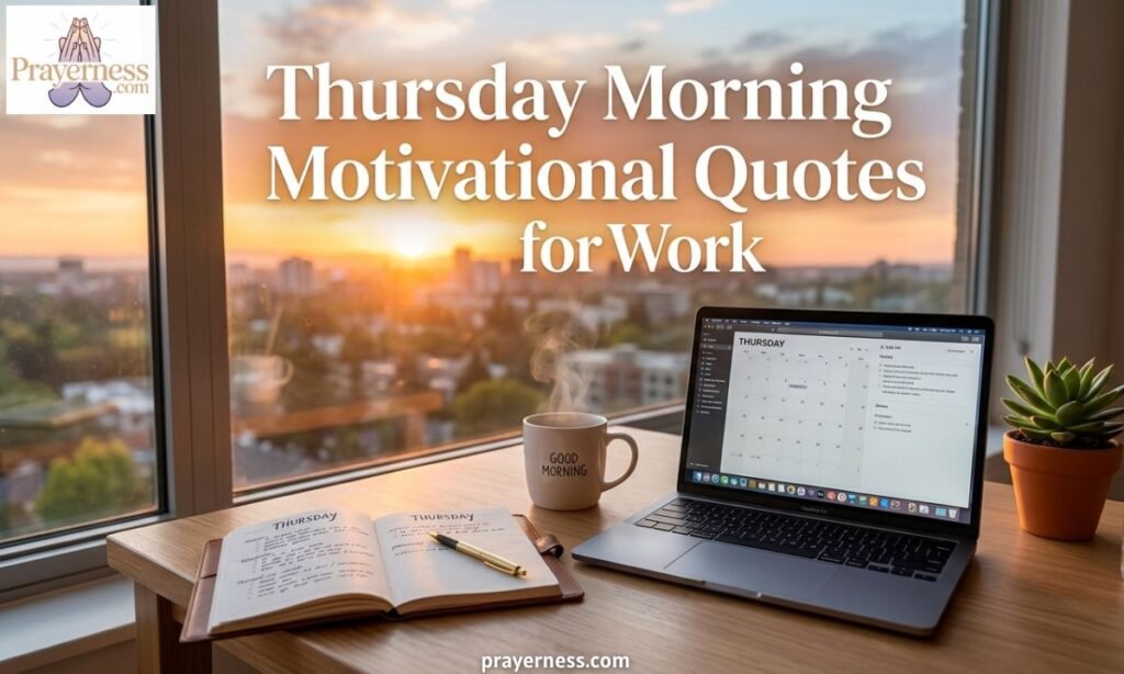 Thursday Morning Motivational Quotes for Work