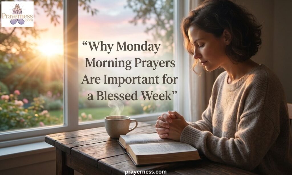 Why Monday Morning Prayers Are Important for a Blessed Week