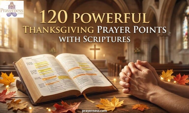 120 Powerful Thanksgiving Prayer Points With Scriptures