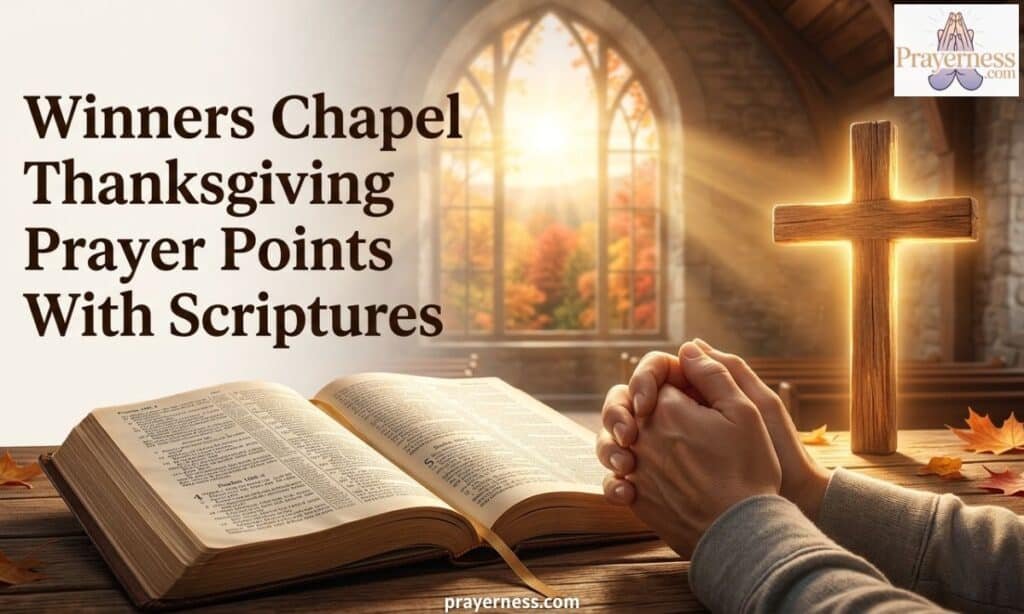 Winners Chapel Thanksgiving Prayer Points With Scriptures