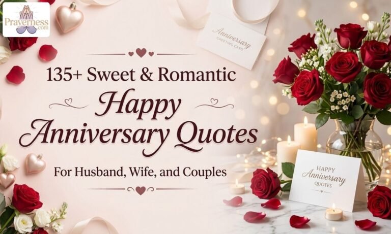 135+ Sweet & Romantic Happy Anniversary Quotes for Husband, Wife, and Couples