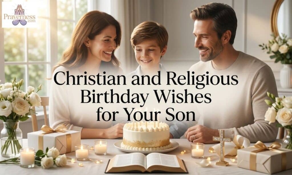 Christian and Religious Birthday Wishes for Your Son