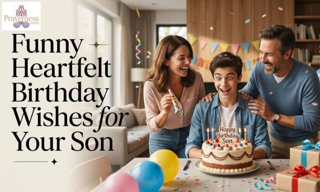 Funny Heartfelt Birthday Wishes for Your Son