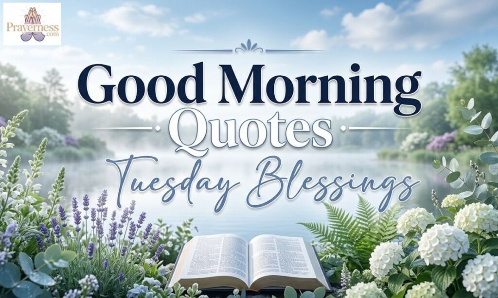 Good Morning Quotes Tuesday Blessings