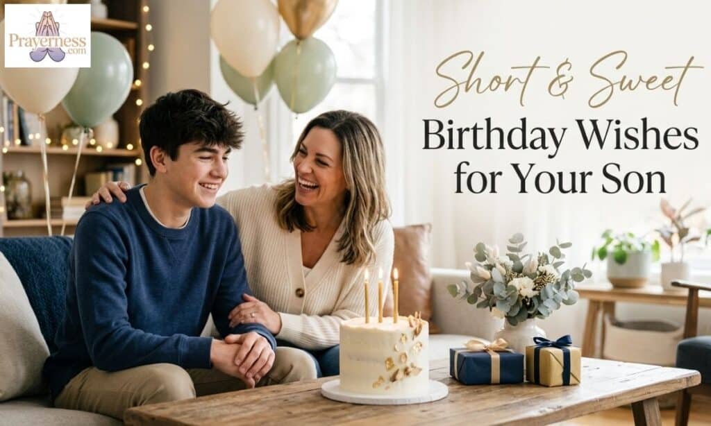 Short and Sweet Heartful Birthday Wishes for Your Son