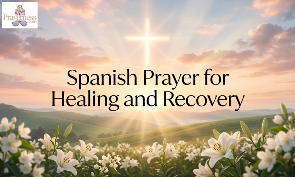 Spanish Prayer for Healing and Recovery