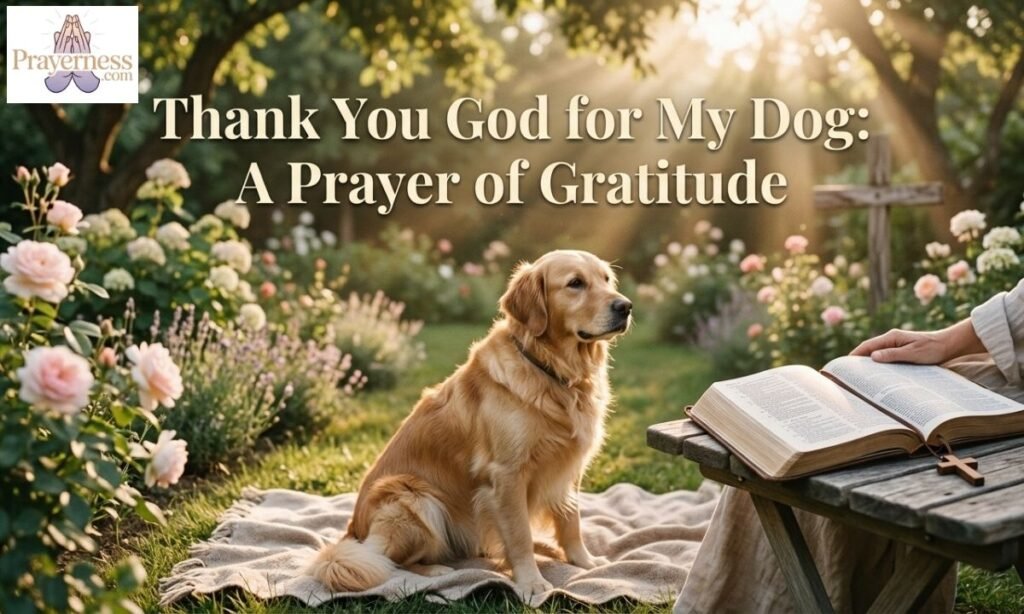 Thank You God for My Dog A Prayer of Gratitude