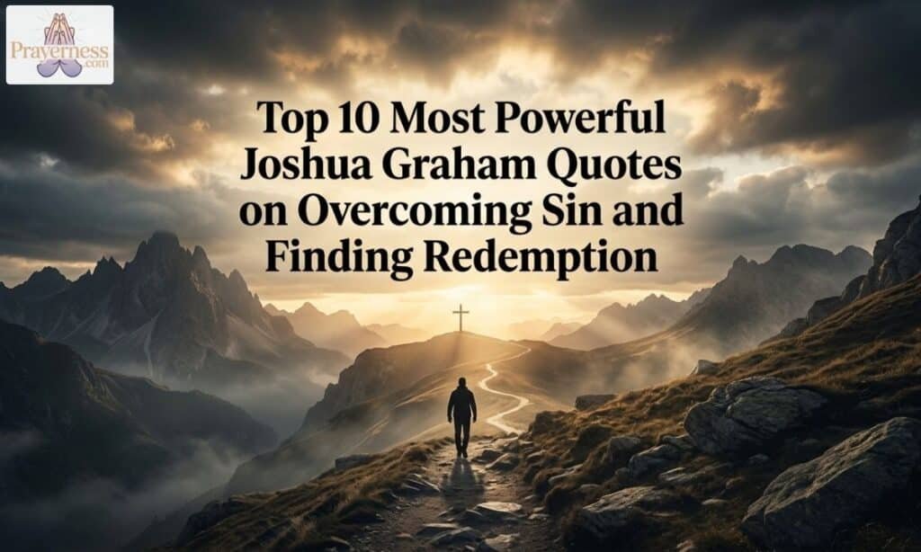 Top 10 Most Powerful Joshua Graham Quotes on Overcoming Sin and Finding Redemption