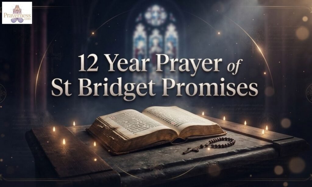 12 Year Prayer of St Bridget Promises
