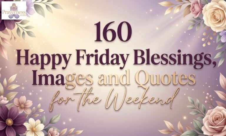 160 Happy Friday Blessings, Images and Quotes for the Weekend