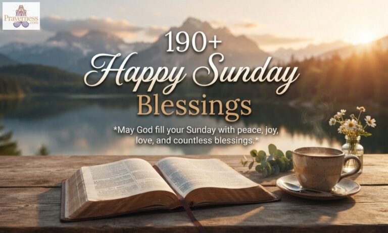 190+ Happy sunday blessings, Quotes, Prayers, Wishes, Images & Gif for friends