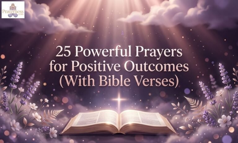 25 Powerful Prayers for Positive Outcomes (With Bible Verses)