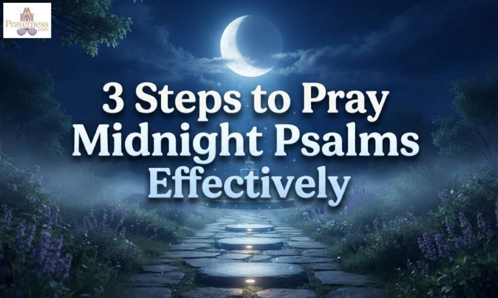 3 Steps to Pray Midnight Psalms Effectively