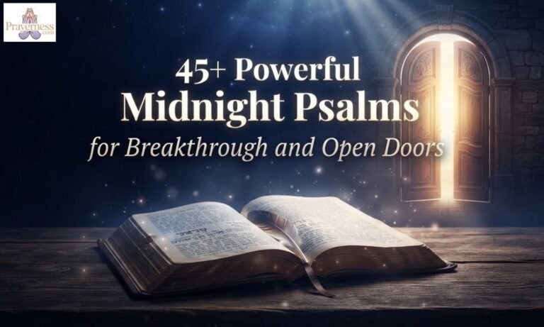 45+ Powerful Midnight Psalms for Breakthrough and Open Doors