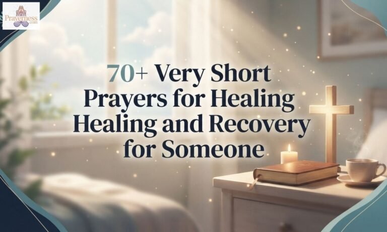 70+ Very Short Prayers for Healing and Recovery for Someone