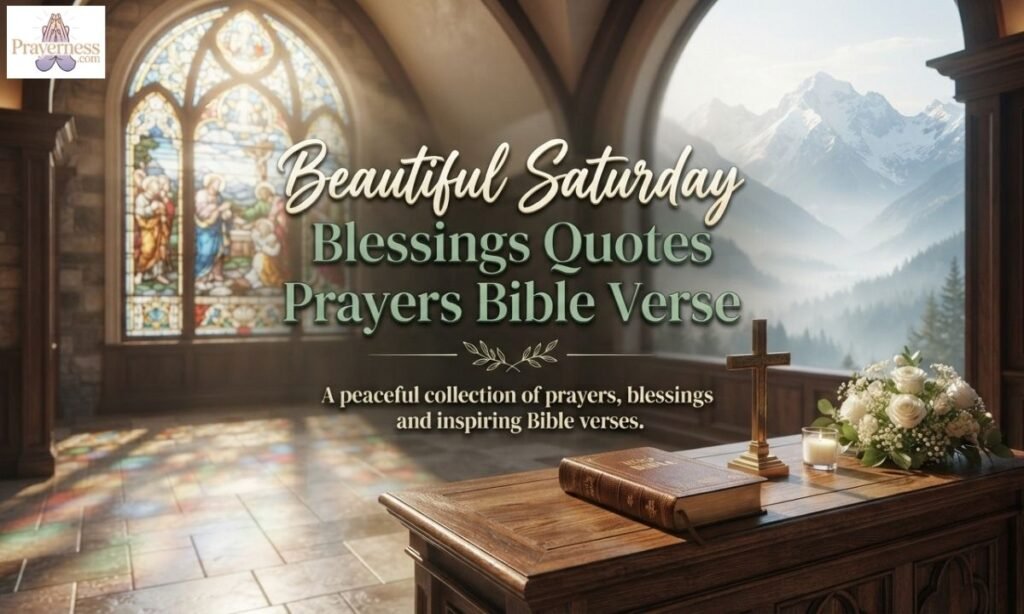 Beautiful Saturday Blessings Quotes Prayers Bible Verse