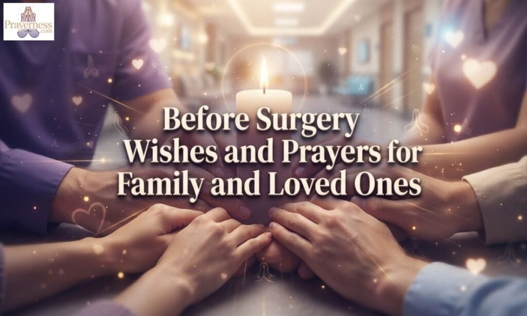 Before Surgery Wishes and Prayers for Family and Loved Ones