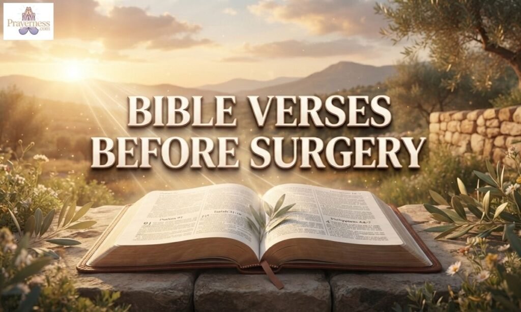 Bible Verses Before Surgery