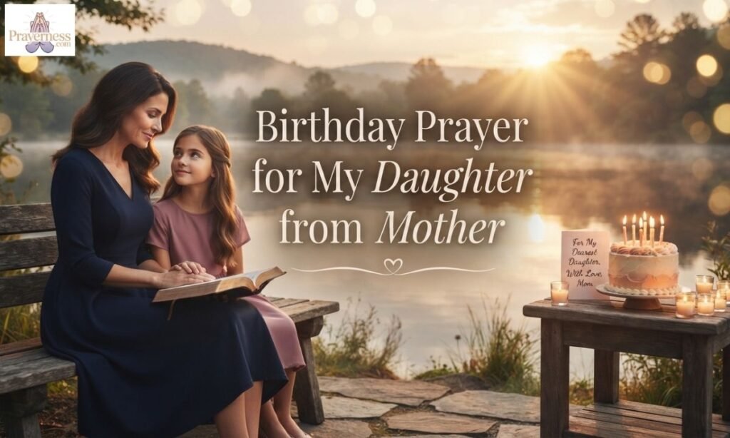 Birthday prayer for my daughter from mother
