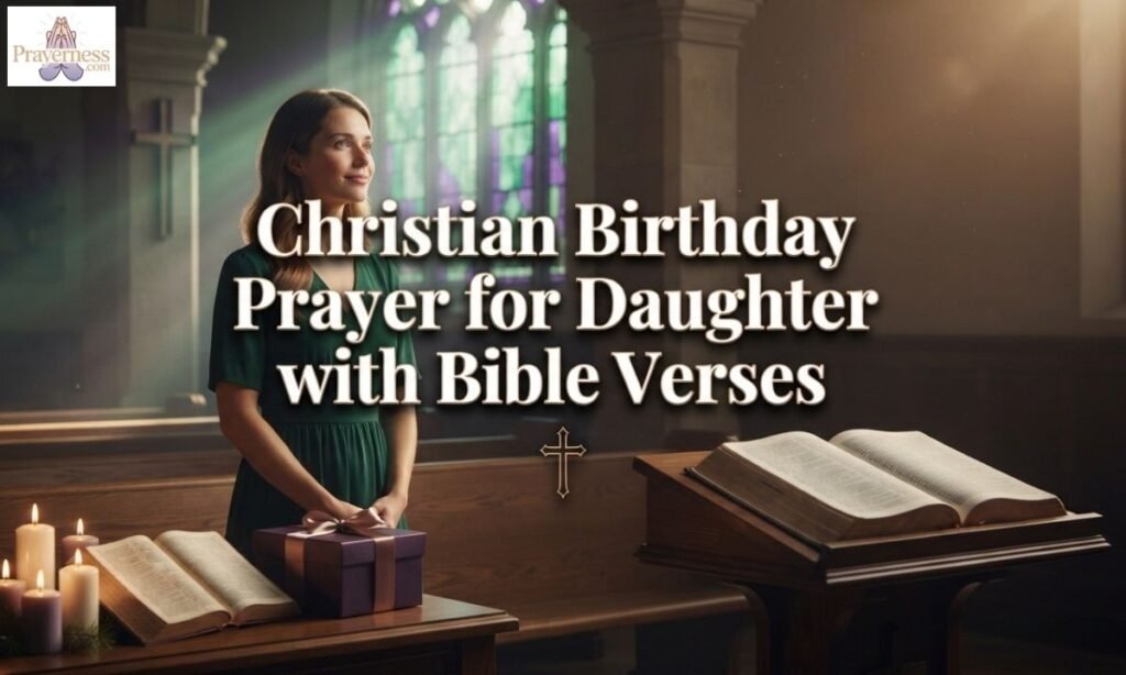 Christian Birthday Prayer for Daughter with Bible Verses